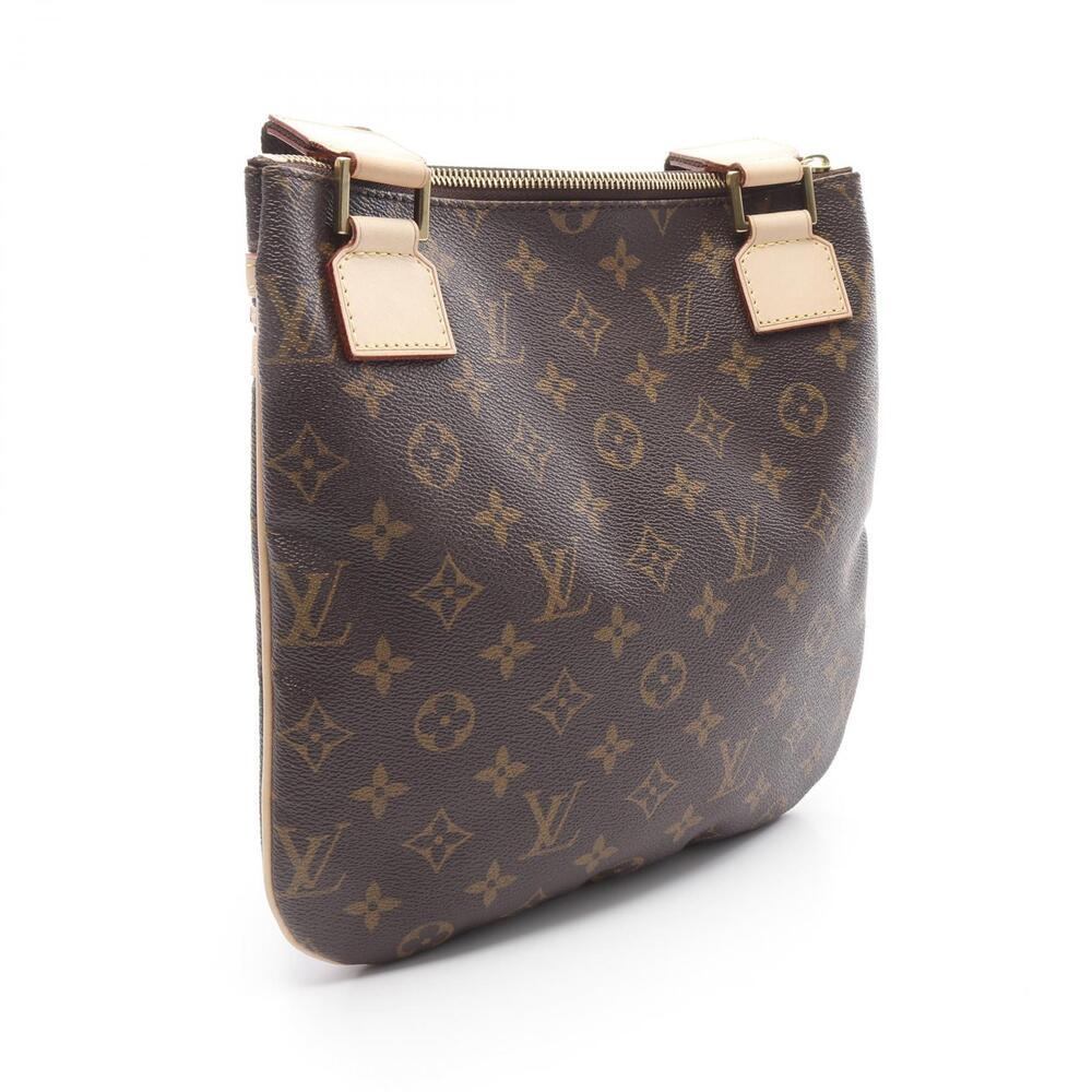 Louis Vuitton Pochette Bosphore Monogram Shoulder Bag Canvas Leather Brown - Picture 2 of 7